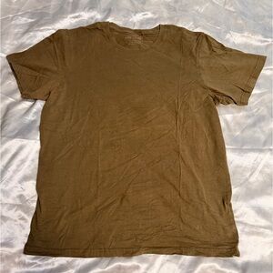 Olive-Khaki Men's Short Sleeve Tee